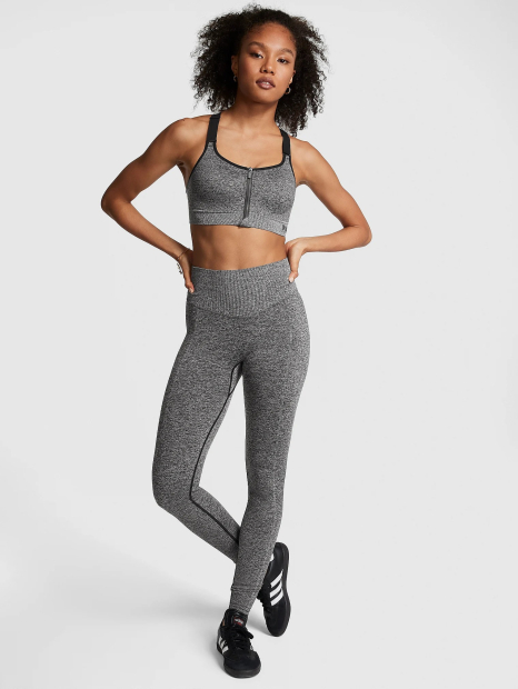 Лосины спортивные Victoria's Secret Pink леггинсы 1159833423 (Серый XXL)