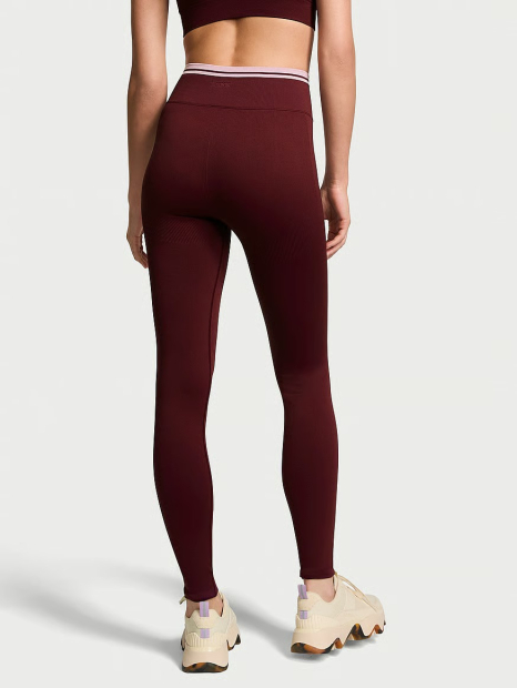 Лосини спортивні Victoria's Secret Pink легінси 1159834332 (Бордовий S)