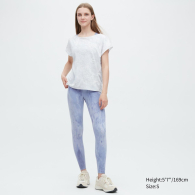 Женские леггинсы Uniqlo лосины с технологией AIRism 1159787554 (Синий, XL)