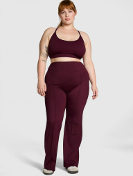 Спортивные утепленные лосины Victoria's Secret Pink леггинсы 1159832001 (Бордовый S)