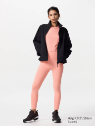 Женские леггинсы с карманами Uniqlo лосины с технологией AIRism 1159834943 (Розовый S)