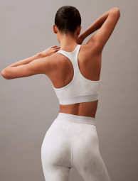 Леггинсы с высокой посадкой Calvin Klein 1159834193 (Белый L)