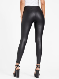 Жіночі лосини GUESS зі штучної шкіри 1159836330 (Чорний XL)