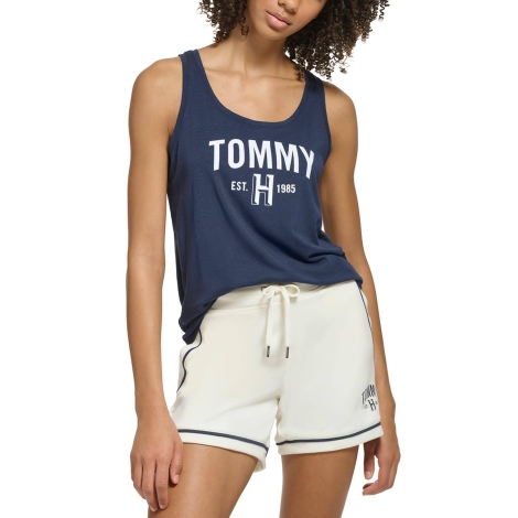 Женская майка Tommy Hilfiger Sport с логотипом 1159793801 (Синий, XS)