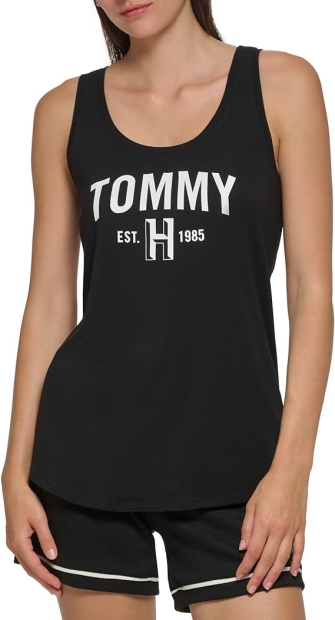 Женская майка Tommy Hilfiger Sport с логотипом 1159793802 (Черный, XS)