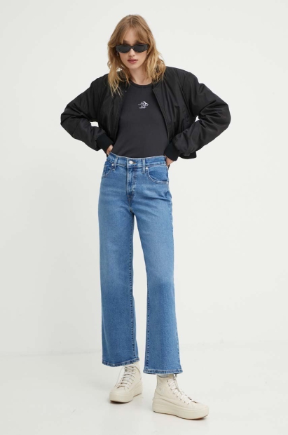 Женская майка Levi's в рубчик 1159818199 (Черный S)