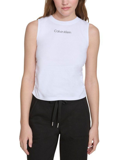 Женская майка Calvin Klein с логотипом 1159819363 (Белый M)