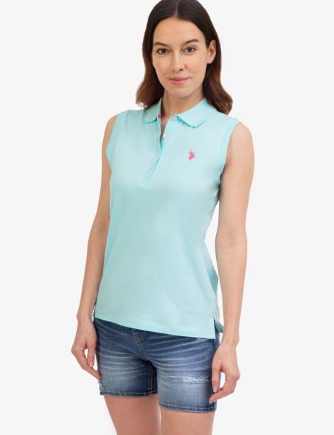 Майка жіноча US Polo Assn 1159827638 (Блакитний M)