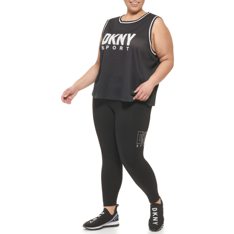 Женская сетчатая майка DKNY с логотипом 1159832537 (Черный 1X)