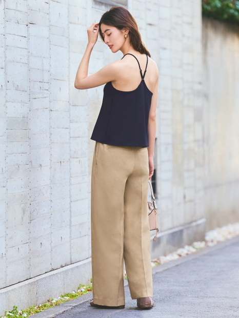 Женская майка со вшитыми чашками Uniqlo 1159834095 (Синий S)