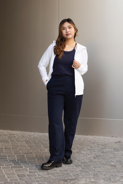 Женская майка со вшитыми чашками Uniqlo 1159834095 (Синий S)