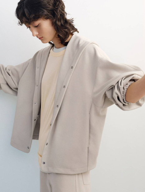 Длинная майка из полупрозрачного хлопка SUPIMA Uniqlo 1159834472 (Молочный S)