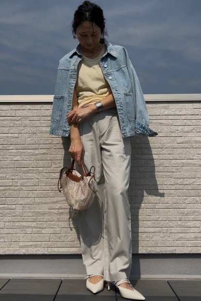 Длинная майка из полупрозрачного хлопка SUPIMA Uniqlo 1159834472 (Молочный S)