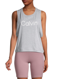 Женская майка Calvin Klein с логотипом 1159787715 (Серый, L)
