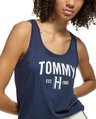 Женская майка Tommy Hilfiger Sport с логотипом 1159793801 (Синий, XS)