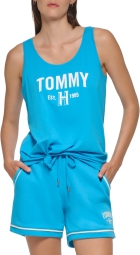 Женская майка Tommy Hilfiger Sport с логотипом 1159799138 (Голубой, XS)