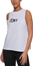 Женская майка DKNY с логотипом 1159805188 (Белый, S)