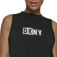 Женская майка DKNY с логотипом 1159804574 (Черный, S)