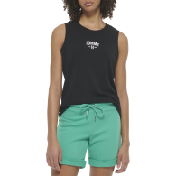 Женская майка Tommy Hilfiger Sport с логотипом 1159832516 (Черный S)