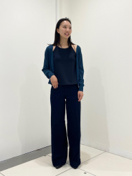 Женская майка со вшитыми чашками Uniqlo 1159834095 (Синий S)