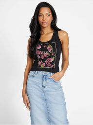 Женская майка GUESS с рисунком 1159834922 (Черный S)