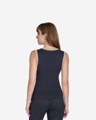 Женская вязаная майка Tommy Hilfiger 1159835508 (Синий XL)