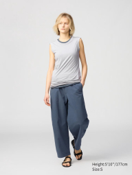 Майка з напівпрозорої бавовни SUPIMA Uniqlo 1159836239 (Сірий S)