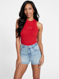 Женская майка GUESS с вышитым логотипом 1159836373 (Красный S)