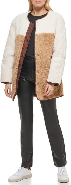 Жіноче двостороннє пальто Levi's із шерпи оригінал
