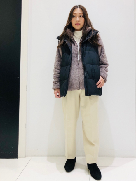 Куртка на молнии UNIQLO из искусственного меха 1159828547 (Коричневый XS)
