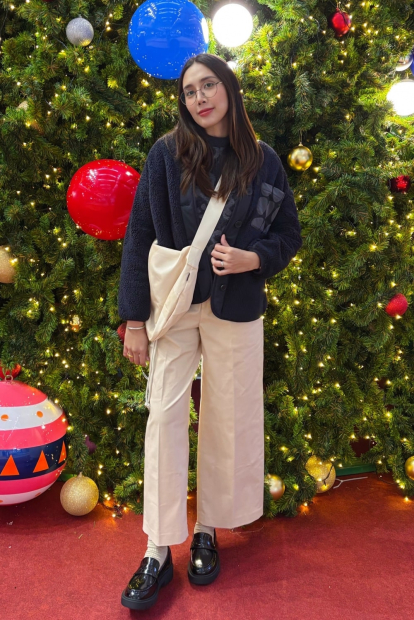 Куртка из экомеха Uniqlo на пуговицах 1159833660 (Черный XL)