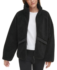 Двусторонняя куртка Calvin Klein из искусственного меха 1159806751 (Черный, L)