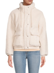 Жіноча куртка Calvin Klein із шерпи 1159806863 (Молочний, XL)