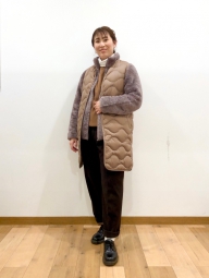 Куртка на молнии UNIQLO из искусственного меха 1159828547 (Коричневый XS)