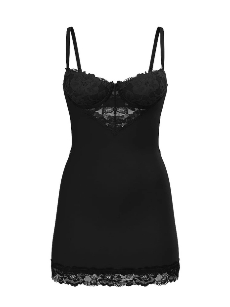 Легкое платье-комбинация TENCEL Victoria's Secret 1159818248 (Черный S)