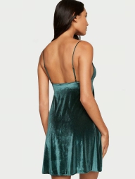 Платье домашнее Victoria's Secret бархатное 1159799012 (Зеленый, XL)