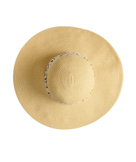 Женская соломенная шляпа Karl Lagerfeld Paris 1159777291 (Желтый, One size)