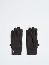 Теплые перчатки Calvin Klein с логотипом 1159768947 (Черный, S/M)