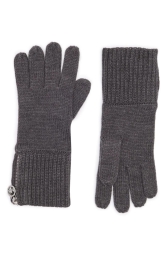 Женские перчатки Michael Kors с молнией 1159793299 (Серый, One size)