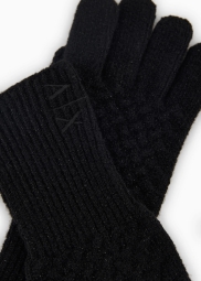 Жіночі рукавички Armani Exchange 1159804748 (Чорний, M/L) 1159804748 (Чорний, M/L)