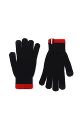 Вязаные перчатки Tommy Hilfiger Touch Screen 1159832339 (Синий One size)