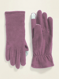 Розовые женские флисовые перчатки Old Navy США сенсорные art578733 (размер S/M)