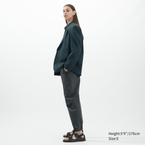 Классический пиджак UNIQLO на пуговицах 1159786972 (Зеленый, L)