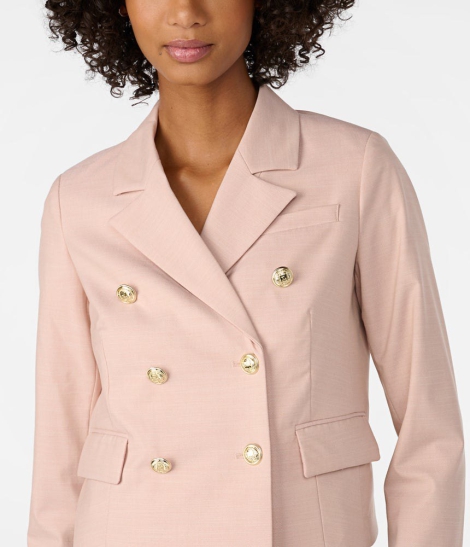 Женский блейзер Karl Lagerfeld Paris пиджак на пуговицах 1159804570 (Розовый, 6)