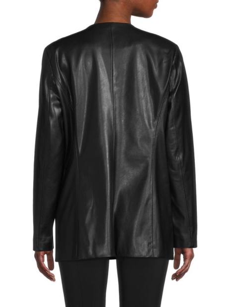Женский пиджак Calvin Klein из экокожи 1159806876 (Черный, 8)