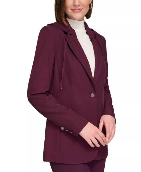 Жіночий піджак Calvin Klein з капюшоном 1159806981 (Фіолетовий, 10(M))