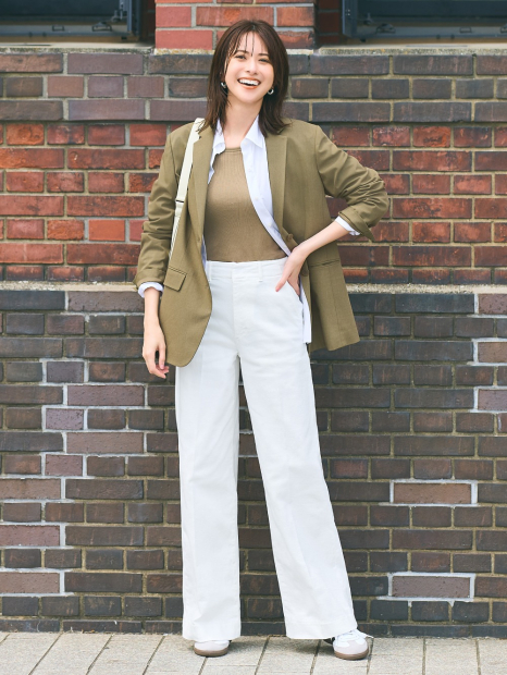 Класичний піджак UNIQLO на гудзиках 1159811245 (Бежевий, L) 1159830844 (Оливковий M)