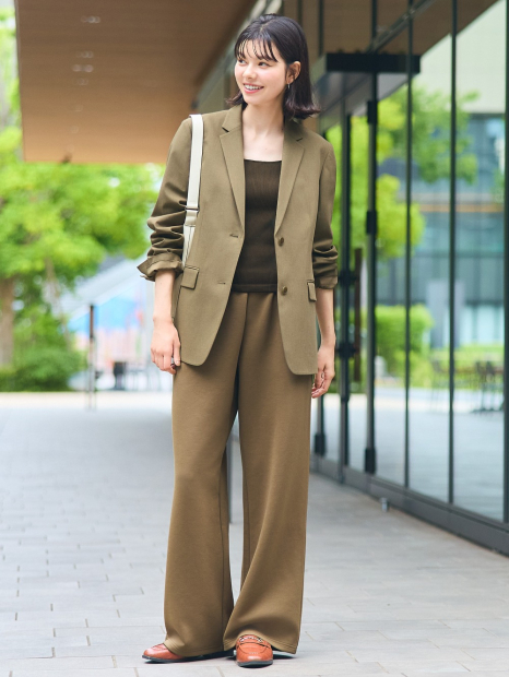 Класичний піджак UNIQLO на гудзиках 1159811245 (Бежевий, L) 1159830844 (Оливковий M)