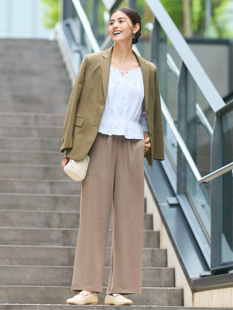 Класичний піджак UNIQLO на гудзиках 1159811245 (Бежевий, L) 1159830844 (Оливковий M)