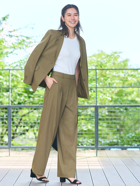 Класичний піджак UNIQLO на гудзиках 1159811245 (Бежевий, L) 1159830844 (Оливковий M)
